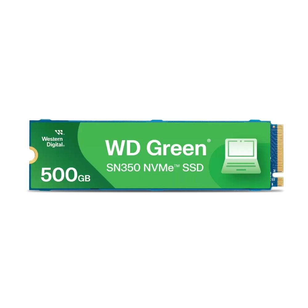 WD Internal SSD 500GB NVMe 2280 Green (SN350) view 2